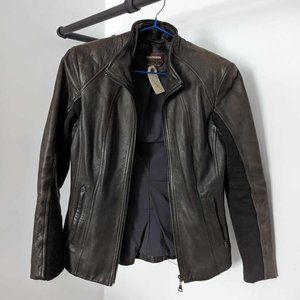 Vintage Leather Jacket in Brown